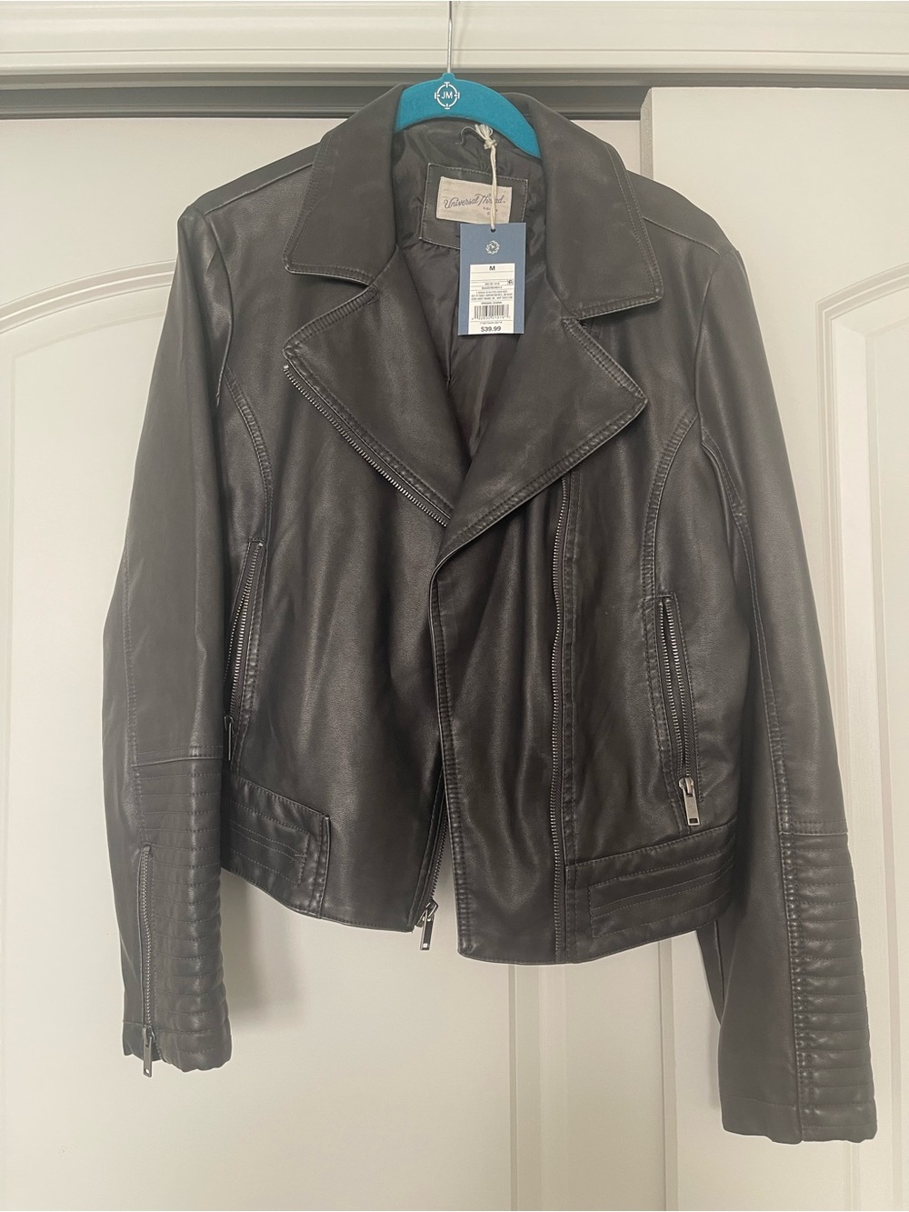Universal Thread Black Leather Moto Jacket